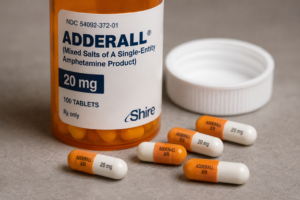 Amphetamine and dextroamphetamine 
